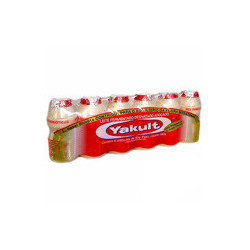 PACK LEITE FERMENTADO DESNATADO YAKULT FRASCO 480G 6 UNIDADES
