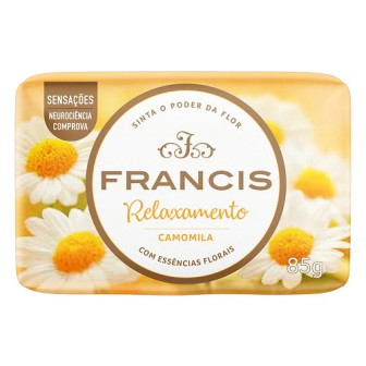 SABONETE BARRA CAMOMILA FRANCIS RELAXAMENTO ENVOLTÓRIO 85G
