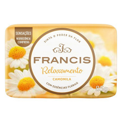 SABONETE BARRA CAMOMILA FRANCIS RELAXAMENTO ENVOLTÓRIO 85G