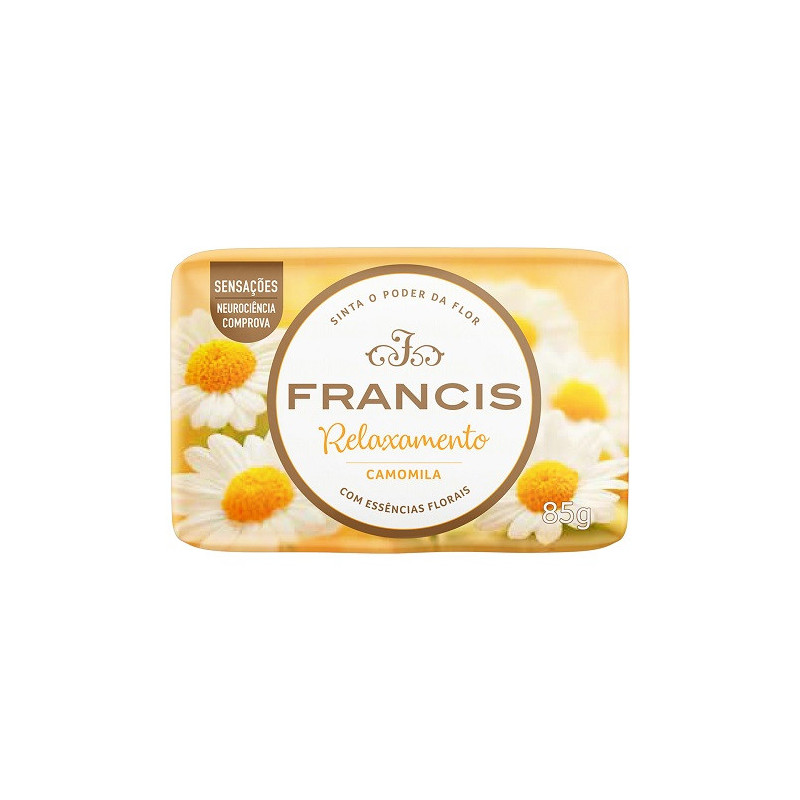 SABONETE BARRA CAMOMILA FRANCIS RELAXAMENTO ENVOLTÓRIO 85G