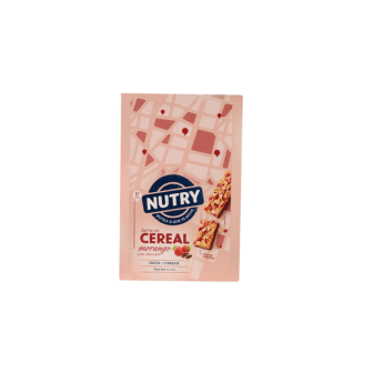 BARRA DE CEREAL MORANGO COBERTURA CHOCOLATE NUTRY PACOTE 22G