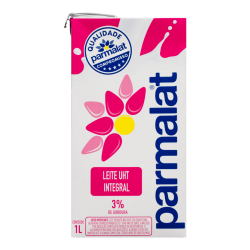 LEITE UHT INTEGRAL PARMALAT CAIXA COM TAMPA 1L