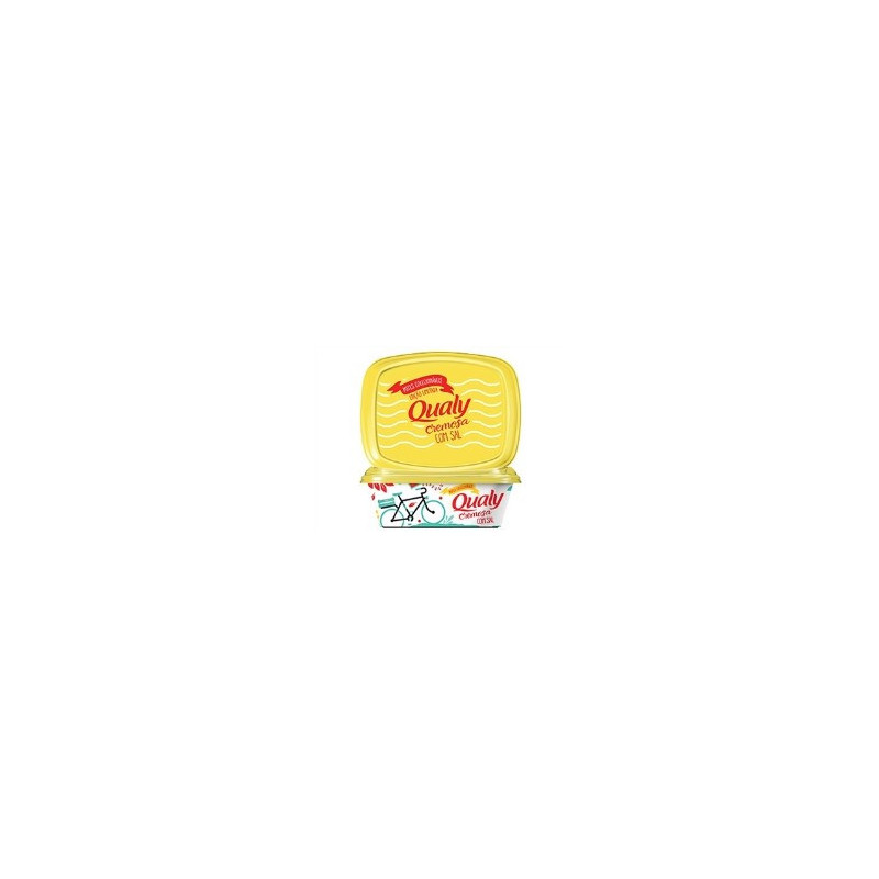 MARGARINA CREMOSA COM SAL QUALY POTE 250G EDIÇÃO ESPECIAL 12 MIL TONELADAS DE PLÁSTICO REINSERIDAS NA CADEIA DE RECICLAGEM
