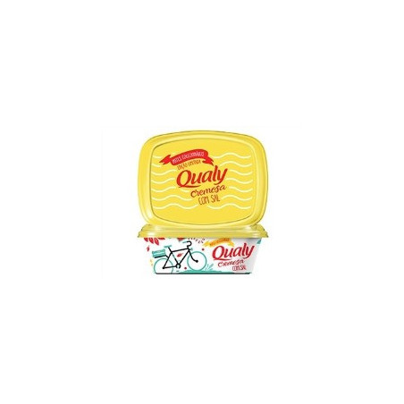 MARGARINA CREMOSA COM SAL QUALY POTE 250G EDIÇÃO ESPECIAL 12 MIL TONELADAS DE PLÁSTICO REINSERIDAS NA CADEIA DE RECICLAGEM