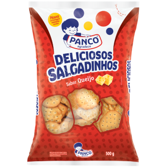 BISCOITO SALGADINHO QUEIJO PANCO PACOTE 500G