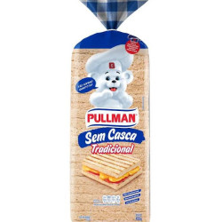 PÃO DE FORMA SEM CASCA TRADICIONAL PULLMAN PACOTE 450G