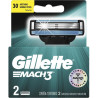 CARGA DE APARELHO PARA BARBEAR GILLETTE MACH3 2 UNIDADES
