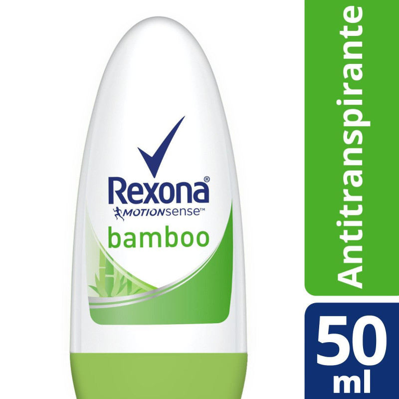 ANTITRANSPIRANTE ROLL-ON BAMBOO & ALOE VERA REXONA 50ML