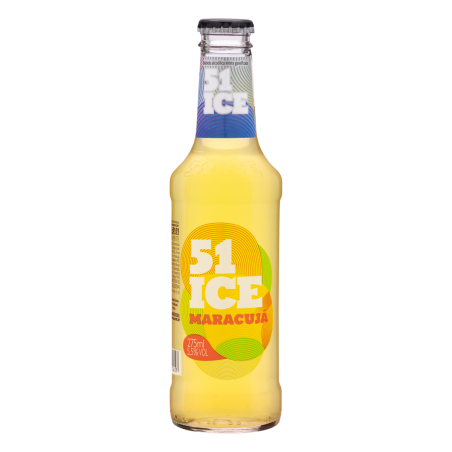 BEBIDA MISTA ALCOÓLICA GASEIFICADA MARACUJÁ 51 ICE GARRAFA 275ML