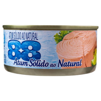 ATUM SÓLIDO AO NATURAL 88 LATA 98G