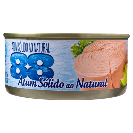 ATUM SÓLIDO AO NATURAL 88 LATA 98G