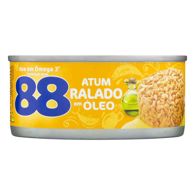 ATUM RALADO EM ÓLEO 88 LATA 105G