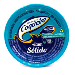 ATUM SÓLIDO EM ÓLEO COQUEIRO LATA 120G