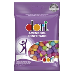 AMENDOIM CONFEITADO DORI PACOTE 100G