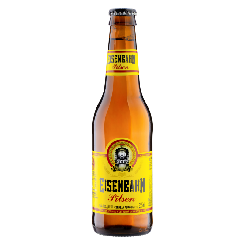 CERVEJA PILSEN PURO MALTE EISENBAHN GARRAFA 355ML