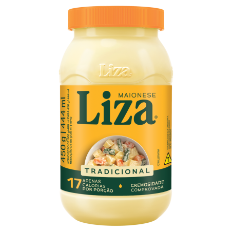 MAIONESE TRADICIONAL LIZA POTE 450G