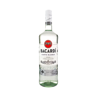 RUM BRASILEIRO CARTA BRANCA BACARDÍ GARRAFA 980ML
