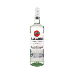 RUM BRASILEIRO CARTA BRANCA BACARDÍ GARRAFA 980ML