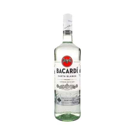 RUM BRASILEIRO CARTA BRANCA BACARDÍ GARRAFA 980ML