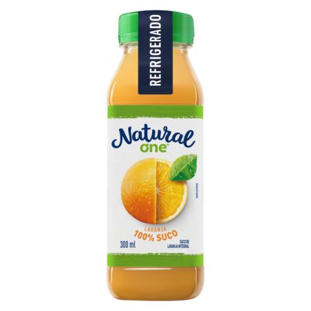 SUCO INTEGRAL LARANJA NATURAL ONE REFRIGERADO GARRAFA 300ML