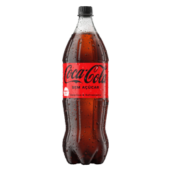 REFRIGERANTE ZERO AÇÚCAR COCA-COLA GARRAFA 1,5L