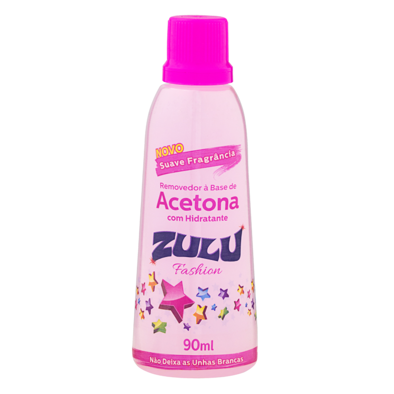 REMOVEDOR DE ESMALTE FASHION ZULU FRASCO 90ML