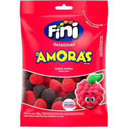 BALA DE GELATINA AMORAS FINI PACOTE 90G