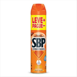 MULTI-INSETICIDA AEROSSOL À BASE DE ÁGUA SBP FRASCO 450ML SPRAY LEVE MAIS PAGUE MENOS