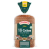 PÃO INTEGRAL 18 GRÃOS VEGANO WICKBOLD GRÃO SABOR PACOTE 450G