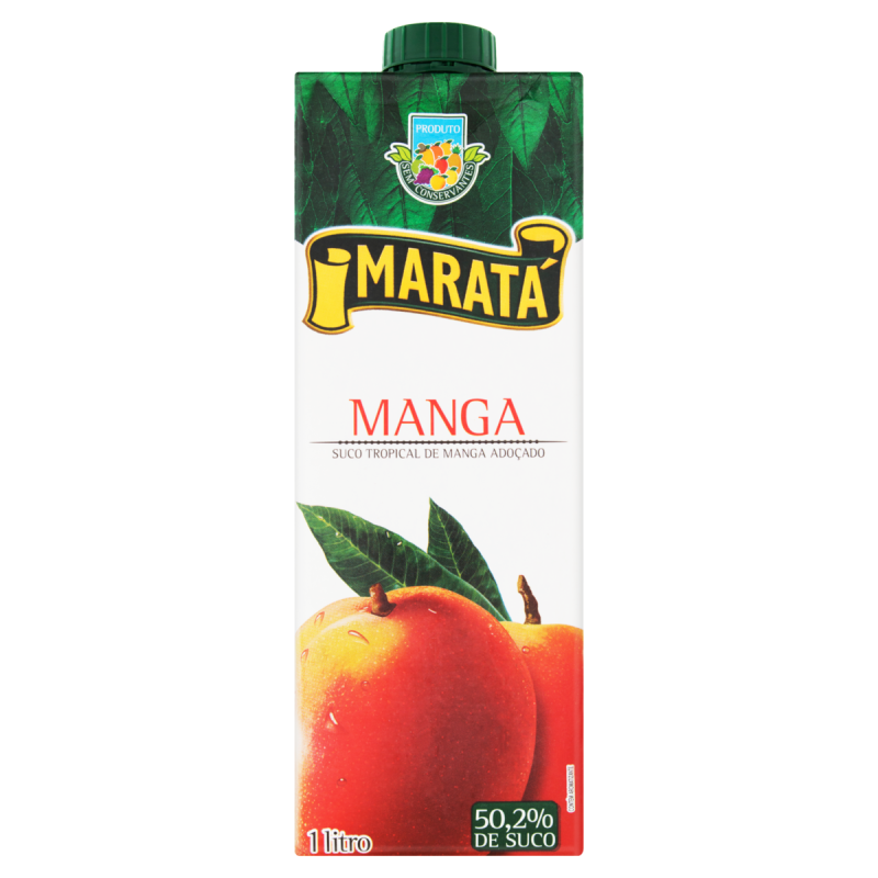 SUCO ADOÇADO MANGA MARATÁ CAIXA 1L