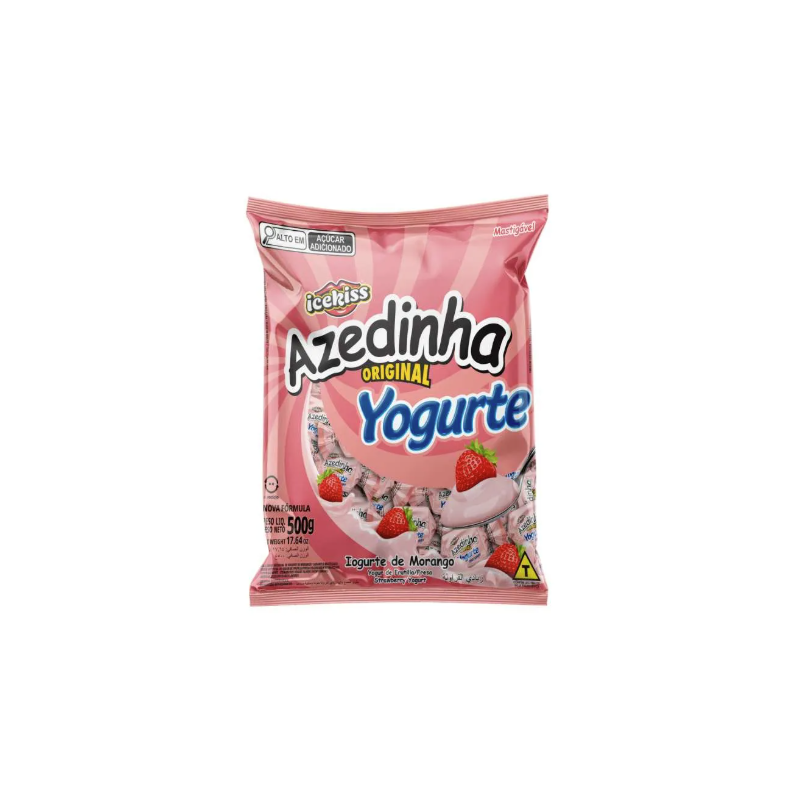 BALA MAST AZEDINHA 500GR IOG MORANGO