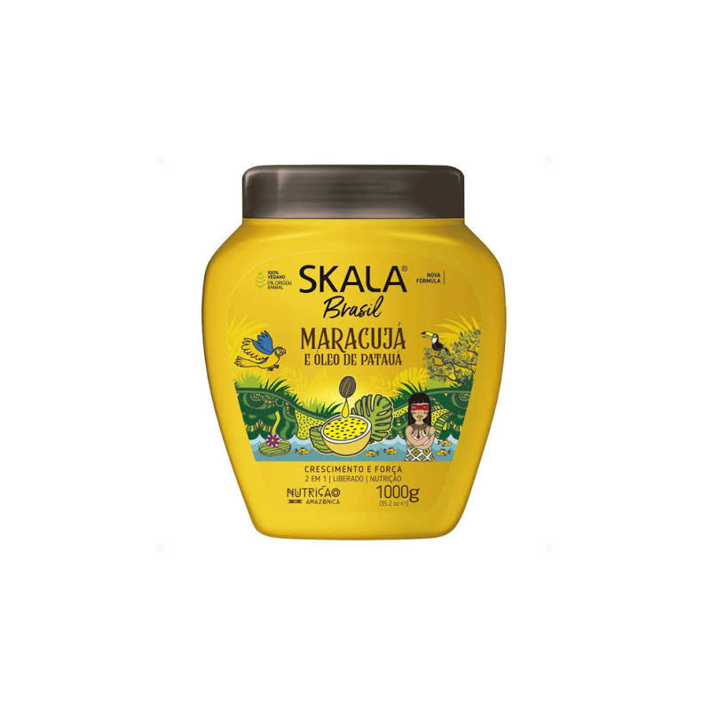 CREME TRATAMENTO SKALA 1KG 2EM1 MARACUJA E OLEO DE PATUA