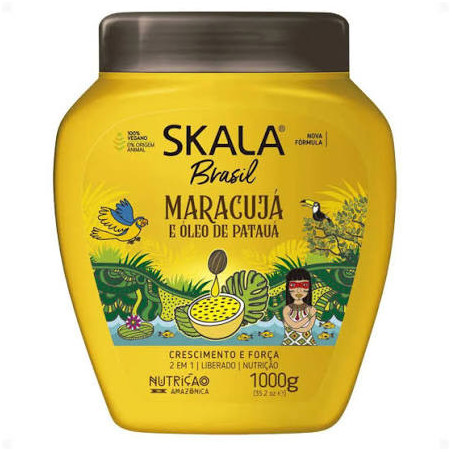 CREME TRATAMENTO SKALA 1KG 2EM1 MARACUJA E OLEO DE PATUA