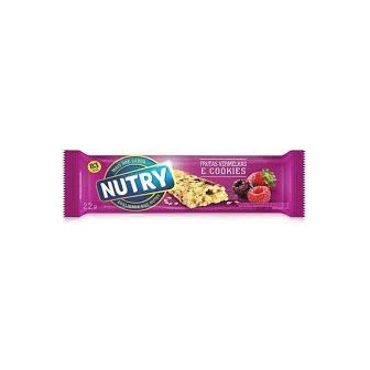 BARRA DE CEREAL FRUTAS VERMELHAS NUTRY PACOTE 22G