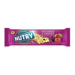 BARRA DE CEREAL FRUTAS VERMELHAS NUTRY PACOTE 22G