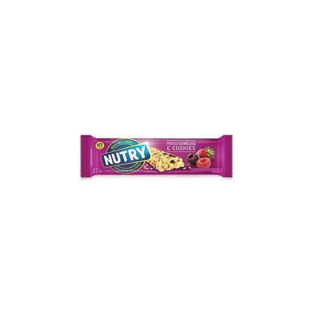 BARRA DE CEREAL FRUTAS VERMELHAS NUTRY PACOTE 22G