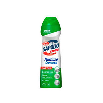 SAPONÁCEO CREMOSO MULTIUSO LIMÃO SAPÓLIO RADIUM SQUEEZE 250ML