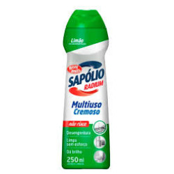 SAPONÁCEO CREMOSO MULTIUSO LIMÃO SAPÓLIO RADIUM SQUEEZE 250ML