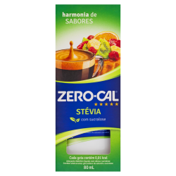 ADOÇANTE LÍQUIDO STEVIA ZERO CAL CAIXA 80ML