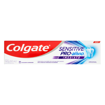 CREME DENTAL ORIGINAL COLGATE SENSITIVE PRO-ALÍVIO IMEDIATO CAIXA 140G
