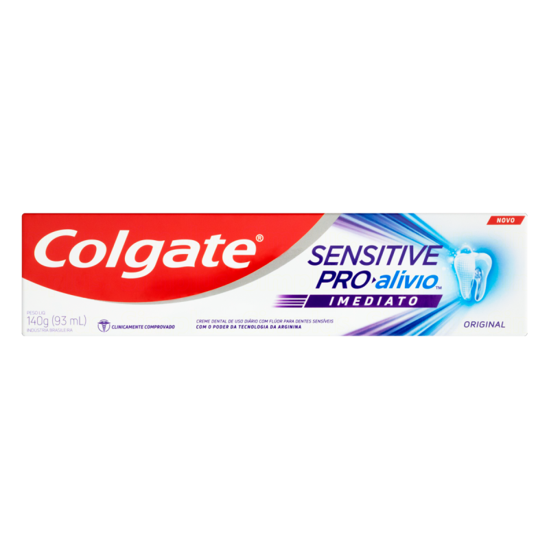 CREME DENTAL ORIGINAL COLGATE SENSITIVE PRO-ALÍVIO IMEDIATO CAIXA 140G