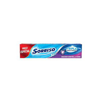 CREME DENTAL SORRISO TRIPLA LIMPEZA COMPLETA CAIXA 120G