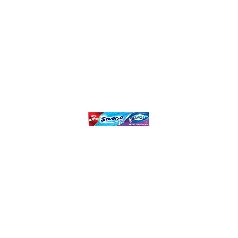 CREME DENTAL SORRISO TRIPLA LIMPEZA COMPLETA CAIXA 120G
