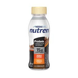 BEBIDA LÁCTEA UHT CHOCOLATE ZERO LACTOSE NUTREN PROTEIN FRASCO 260ML