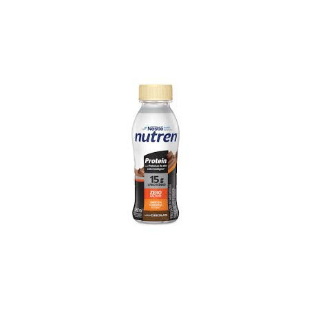 BEBIDA LÁCTEA UHT CHOCOLATE ZERO LACTOSE NUTREN PROTEIN FRASCO 260ML