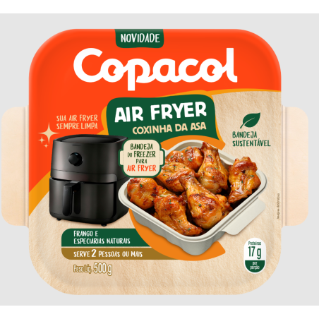 COXINHA ASA COPACOL 500G TEMP CONG AIR FRYER