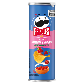 SALGADINHO DE BATATA PIMENTA-BIQUINHO PRINGLES TUBO 100G
