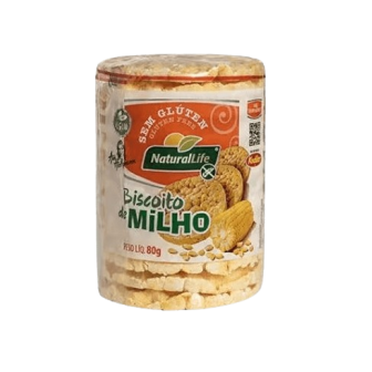 BISCOITO DE MILHO POP CORN GRANDE S. GLUTEN 80G 6642 KODILAR