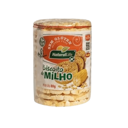 BISCOITO DE MILHO POP CORN GRANDE S. GLUTEN 80G 6642 KODILAR