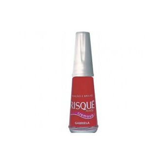 ESMALTE CREMOSO GABRIELA RISQUÉ VERMELHOS BLISTER 8ML